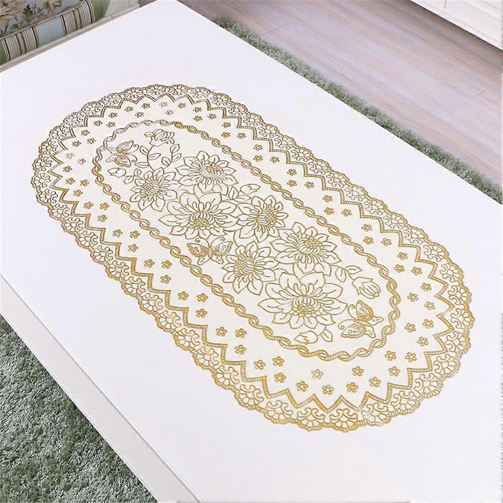 Exquisite Lace Tablecloth with an Impressive Three Dimensional Look