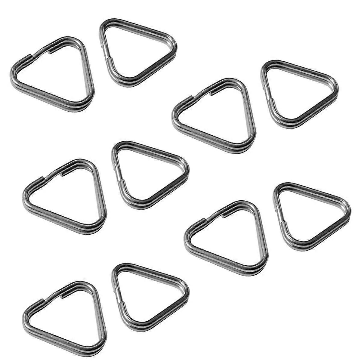 10pcs Camera Triangle Split Strap Hook Belt Lug Ring for Lanyard Keychain Shoulder Strap Accessorie