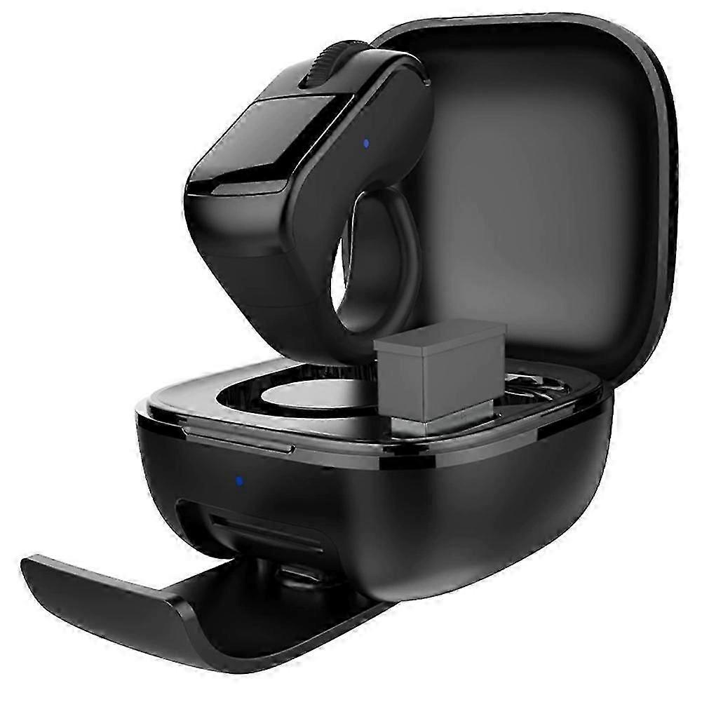 Wireless Scrolling Ring,Air Finger Ring Mouse with Touchpad,Bluetooth Scroller Remote Control for Camera/Selfie/Laptop B