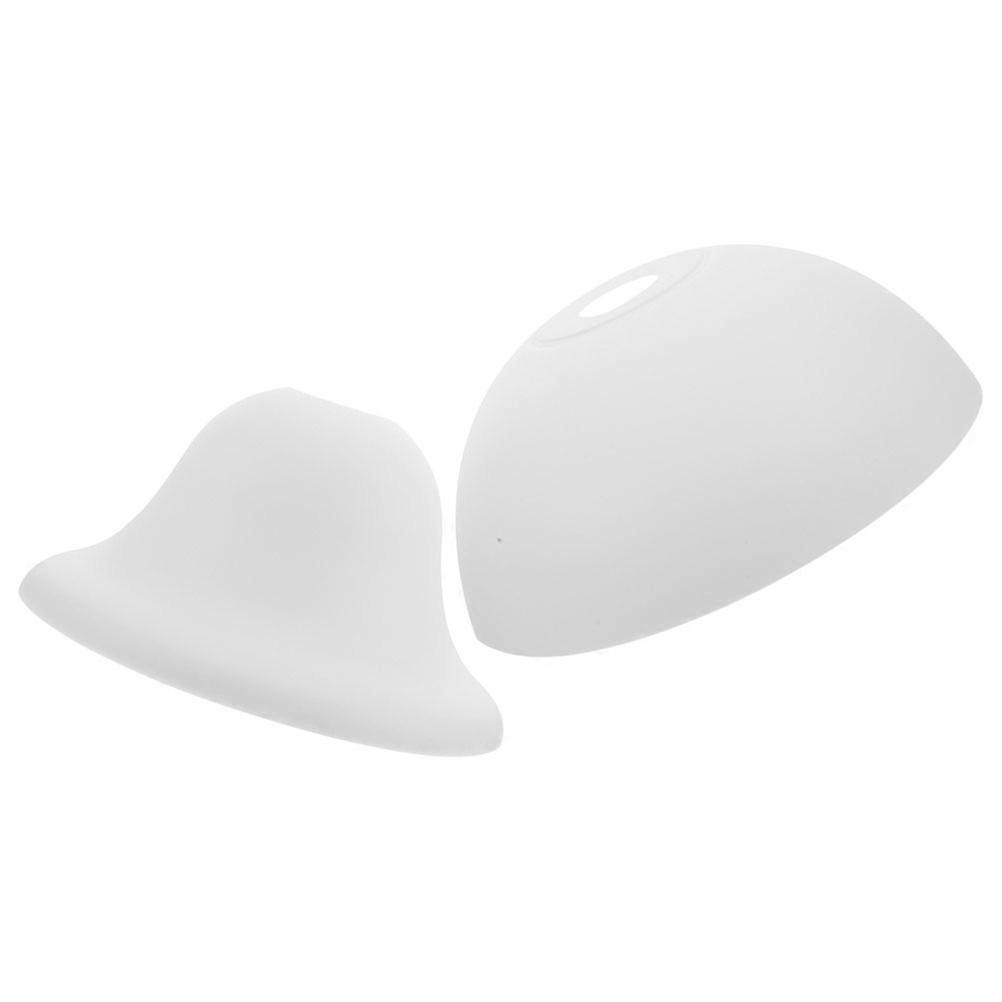 White Plastic Lampshade for Modern Ceiling Lights 2 Pieces Small Size