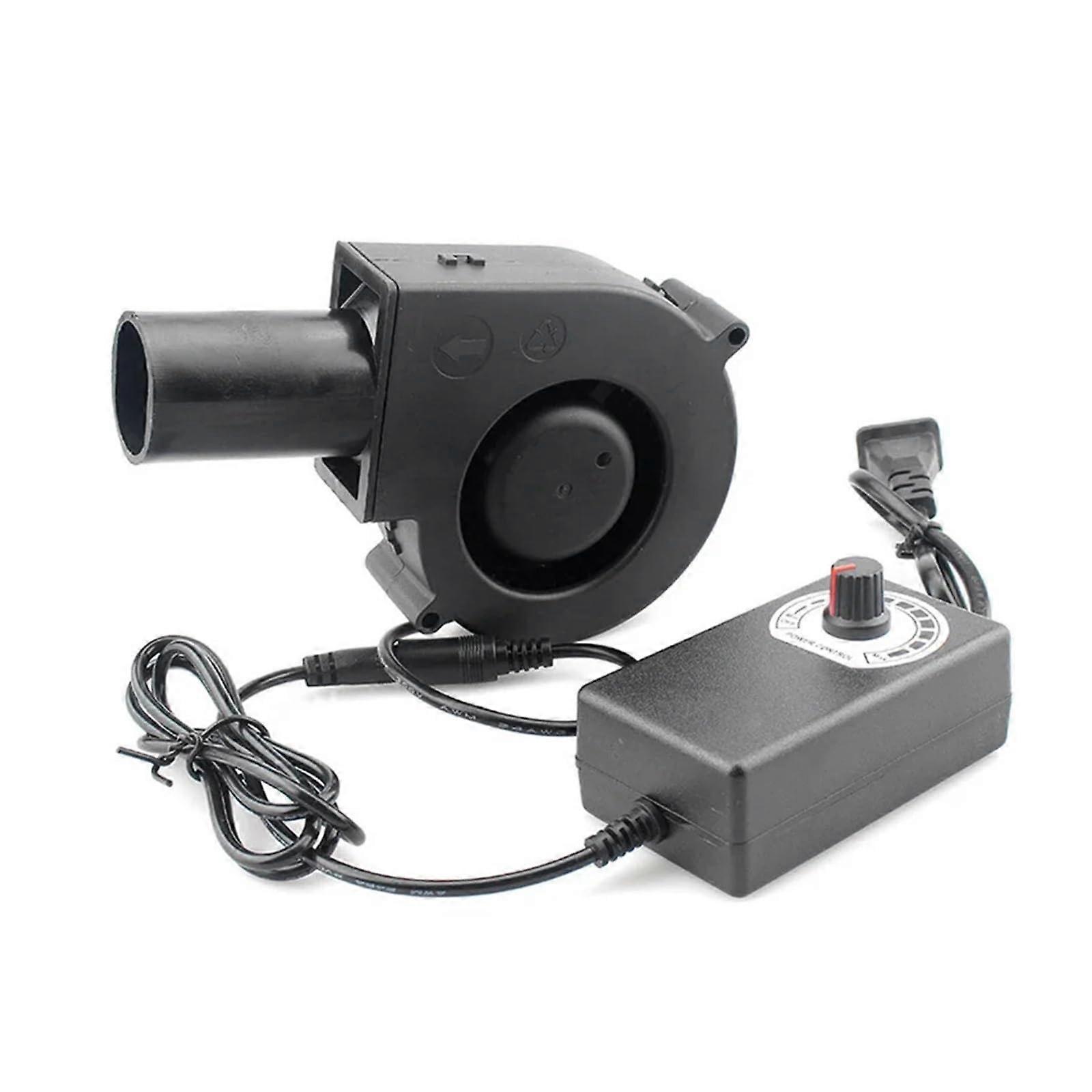 DC 12V Centrifugal Blower with Variable Speed Control 6000RPM for Camping Hiking BBQ Cooling