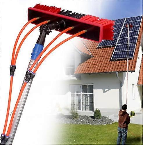 Extendable Water Fed Pole Cleaning Kit with Adjustable Telescopic Brush for Windows and Solar Panels 700cm