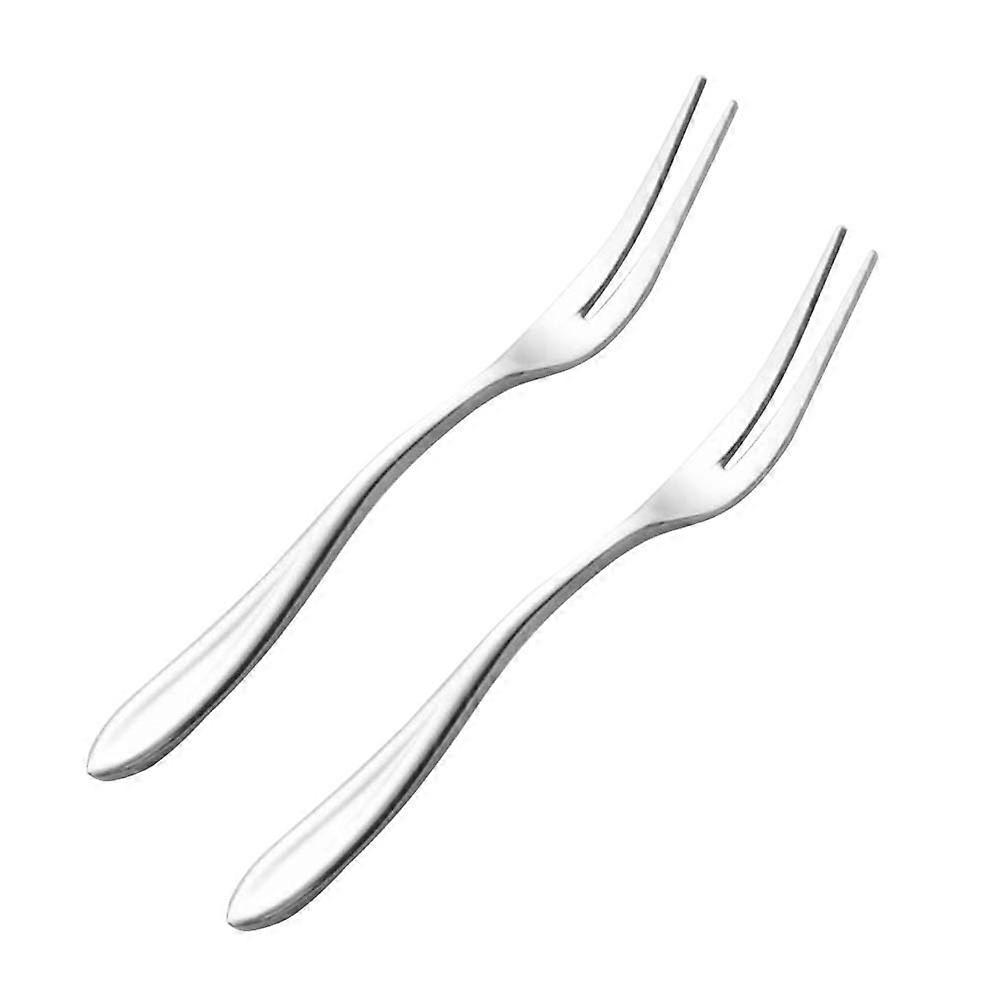 Stainless Dinner Fork Lightweight Thin Dessert Forks For Various Parties 3Pcs