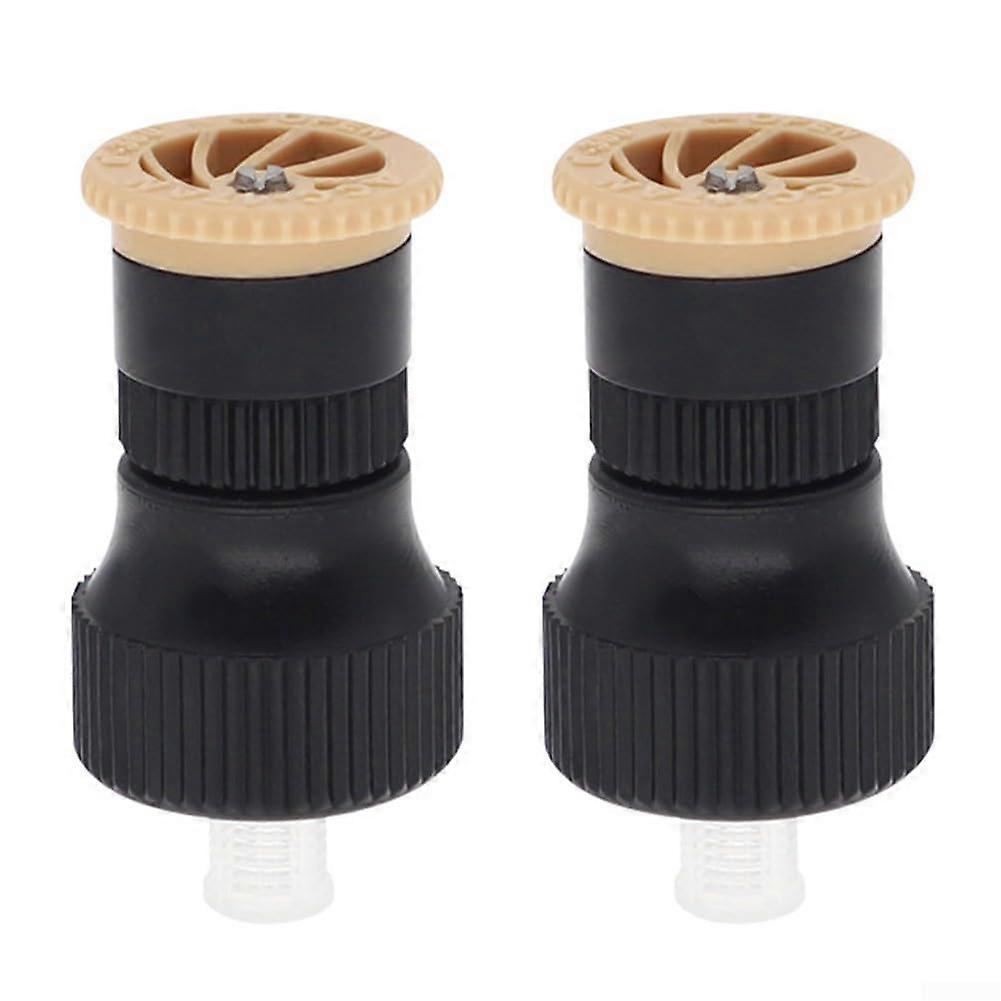 2pcs 360 Degree Adjustable Garden Sprinkler Wide Coverage Lawn Irrigation Durable Plastic