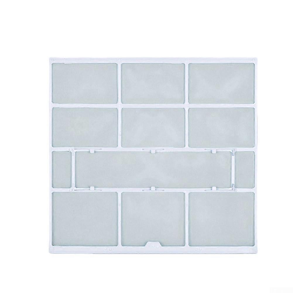 Air Conditioner Dust Filter Screen with Dustproof Mesh Cover, Plastic AC Vent Guard 28.2x26.5