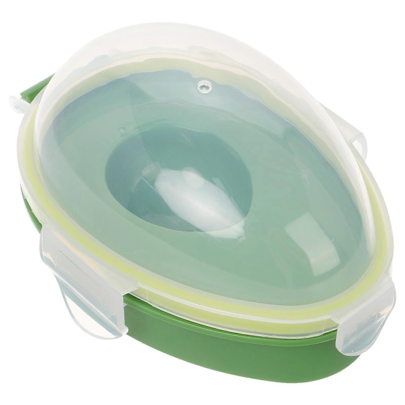 Avocado Storage Container with Airtight Seal, Plastic Keeper for Refrigerator Freshness