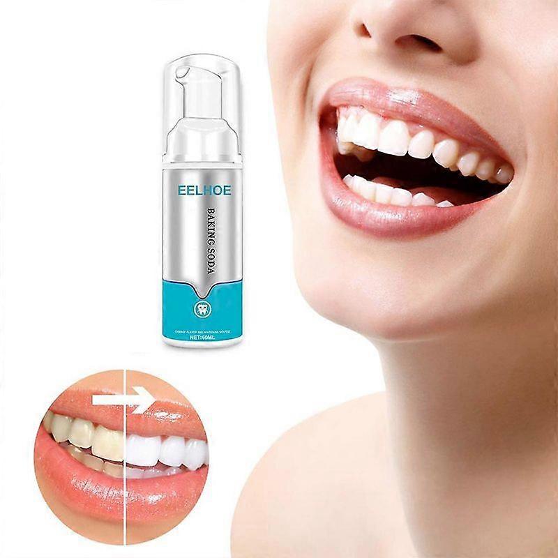Teeth Cleansing Whitening Mousse Baking Soda Toothpaste Foam Toothpaste Removes