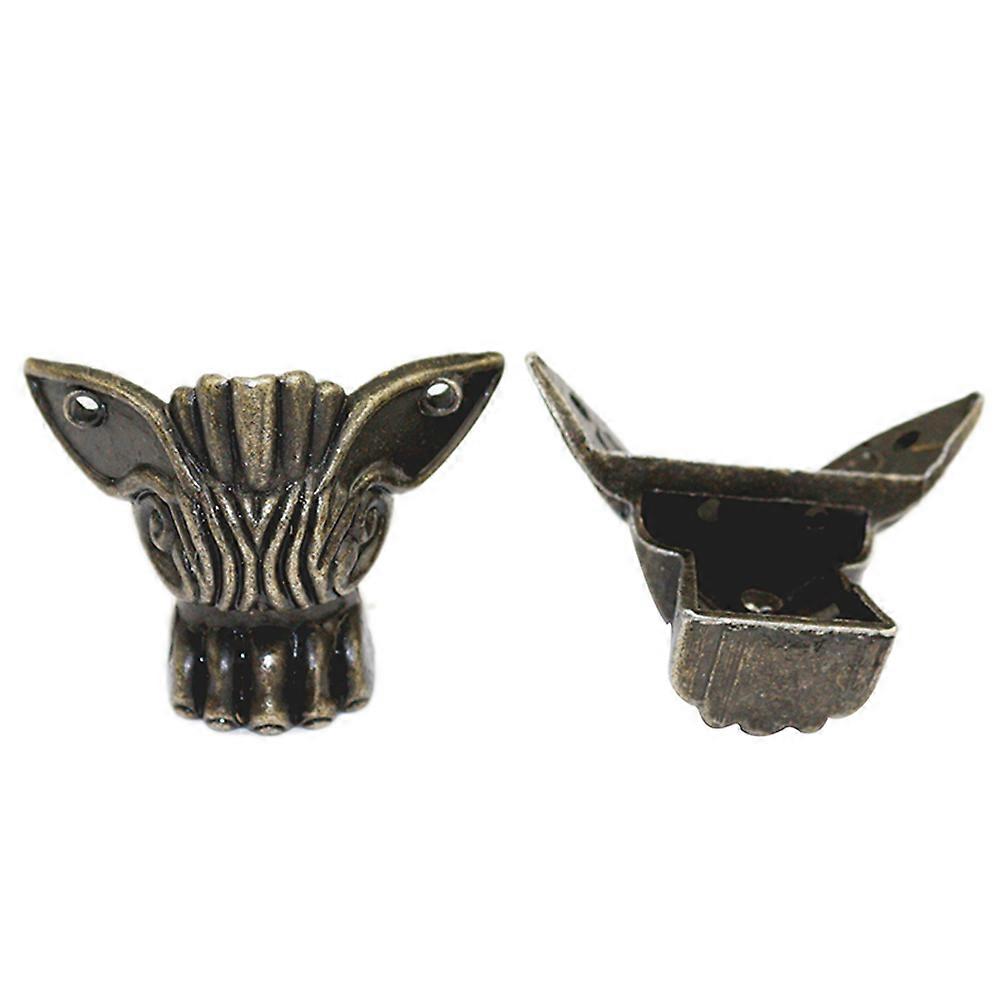 Cinq pieds de meubles en quincaillerie pour la protection, 8 accessoires de pieds en alliage