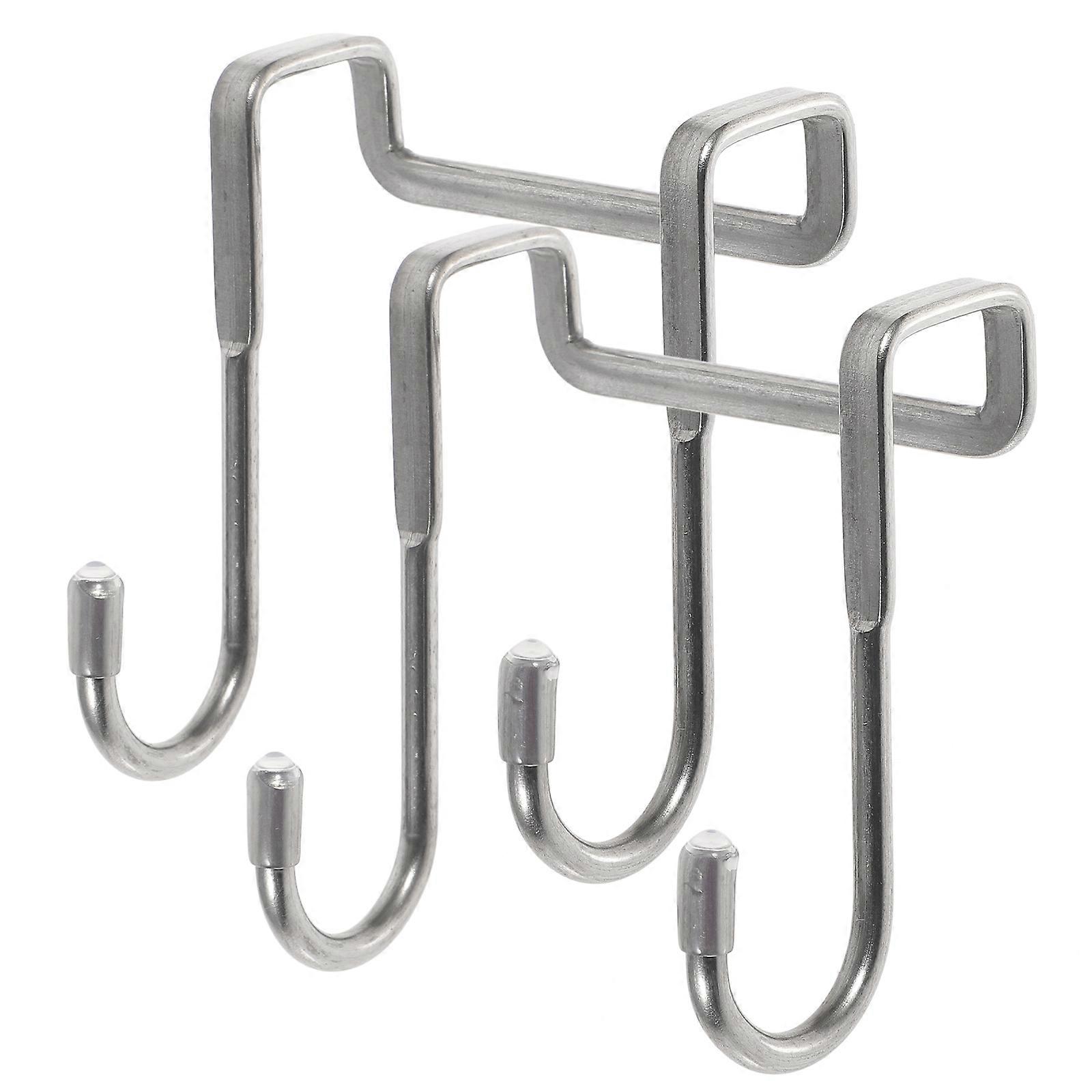 Aluminum Wall Hook Coffee Shape Hook for Hanging Clothes 2Pcs