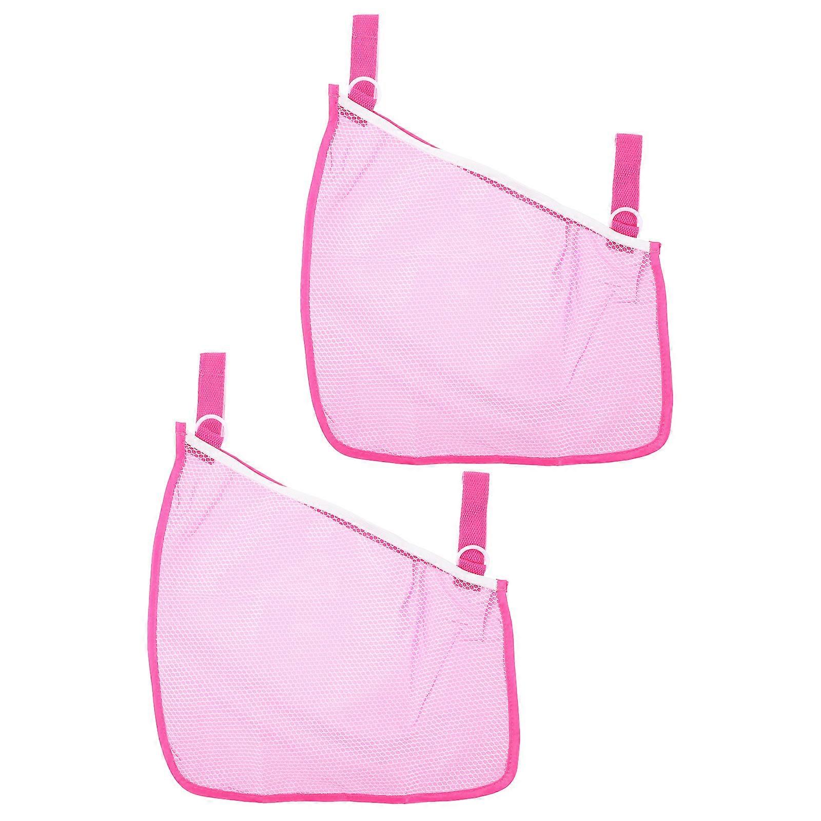 Portable Side Sling Stroller Bag for Storage Use 8Pcs Pack Black