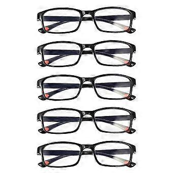 26-27 5Pcs Readers for Men Read Glasses Blue Blocking Glasses Aged People Glasses for Home