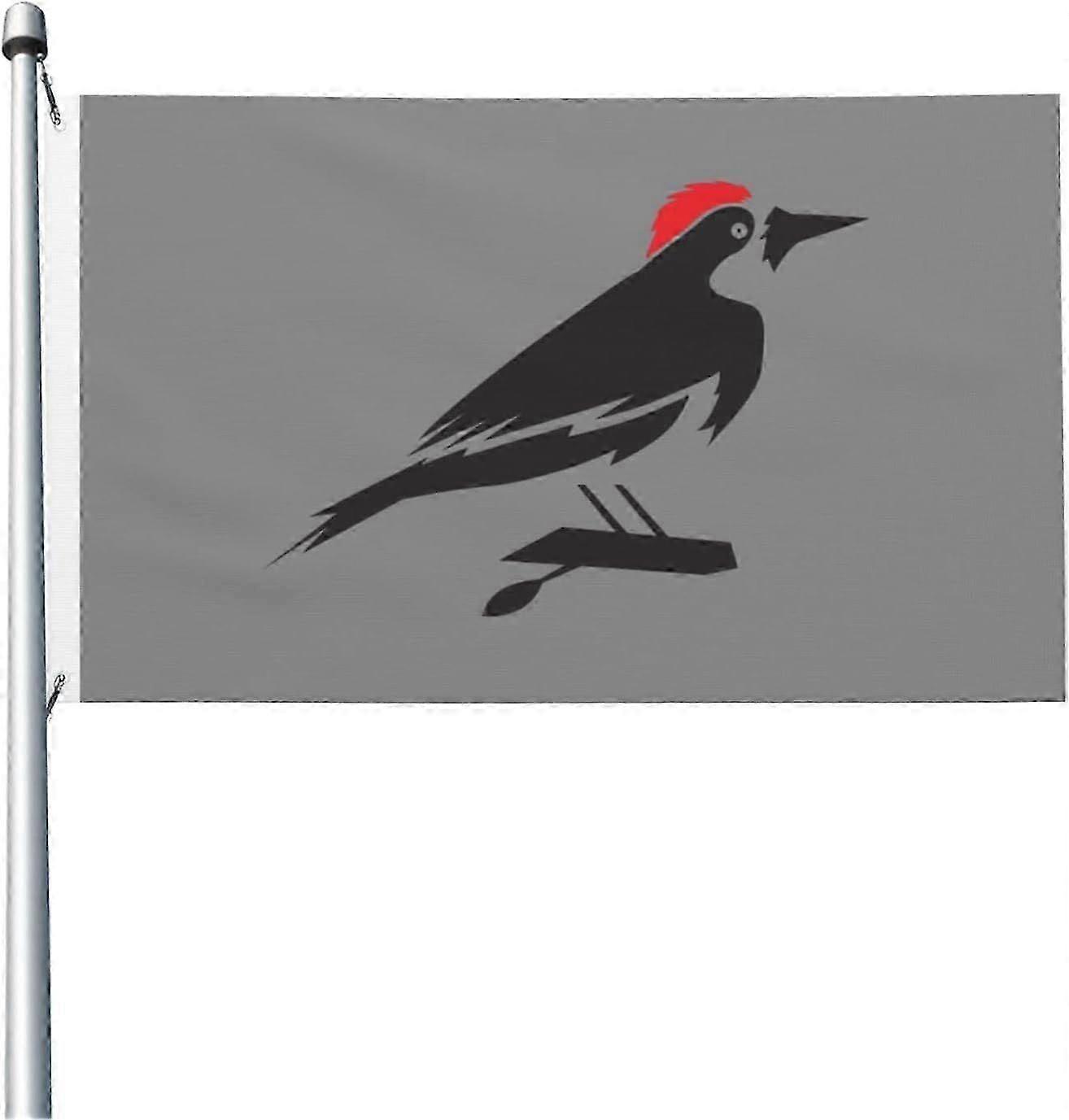 Specht auf einem Ast Flagge Qi 1899
