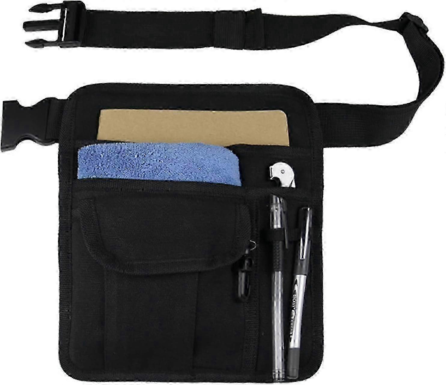 Utility money bag for waitress with serving apron attachment