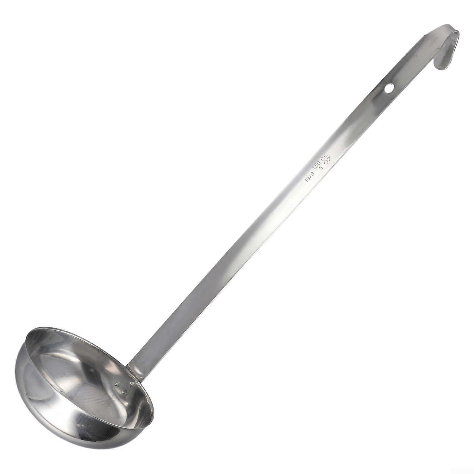 Stainless Steel Soup Serving Ladle 150ml Long Handle Rust Resistant Dishwasher Safe Ref: 4253