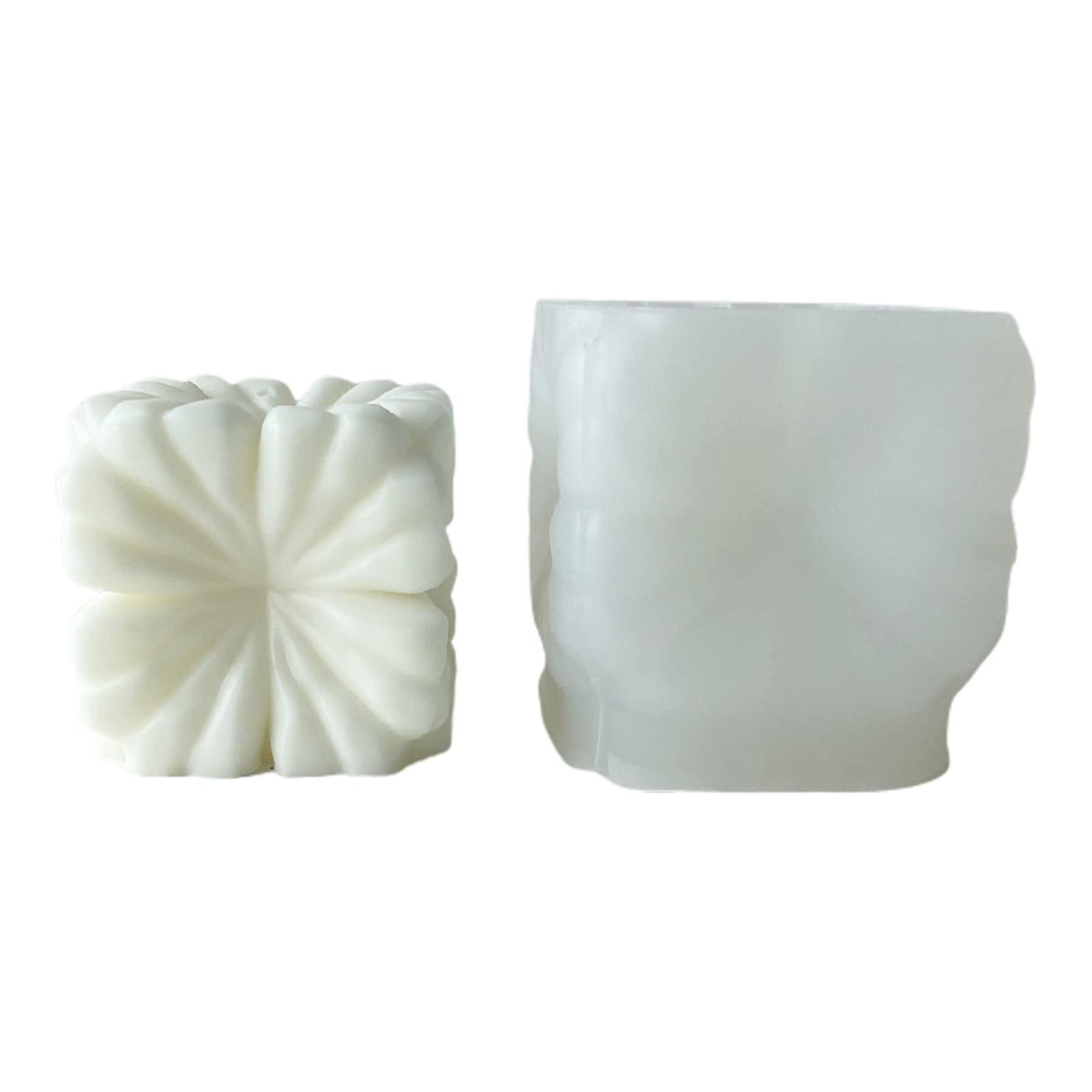 Silicone Soap Mold Geometric Cube Flexible NonStick for Handmade Soap Making and Crafts
