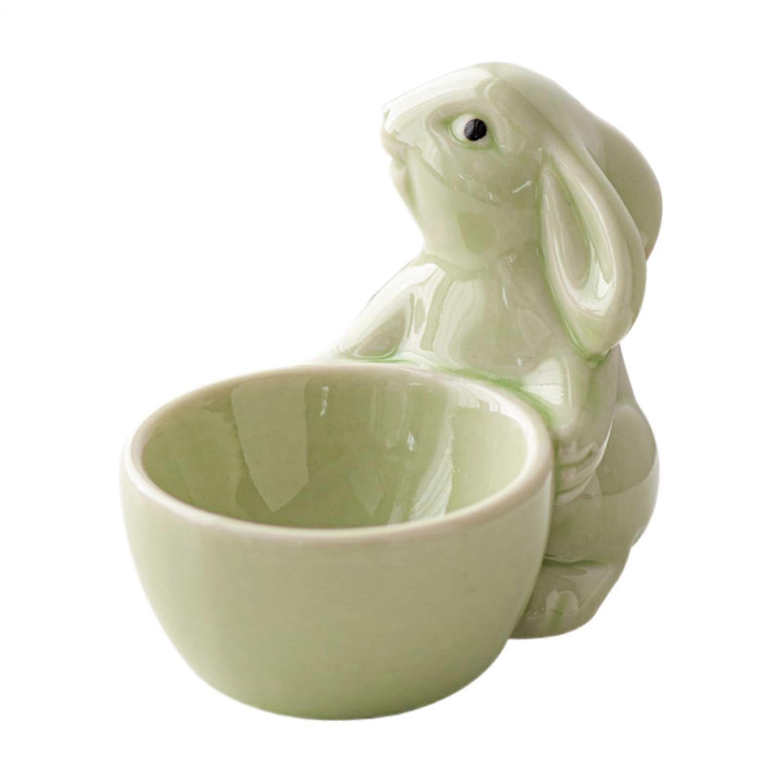 Ceramic Egg Cups Decorative Holder for Breakfast Table Soft and Hard Boiled Egg Display