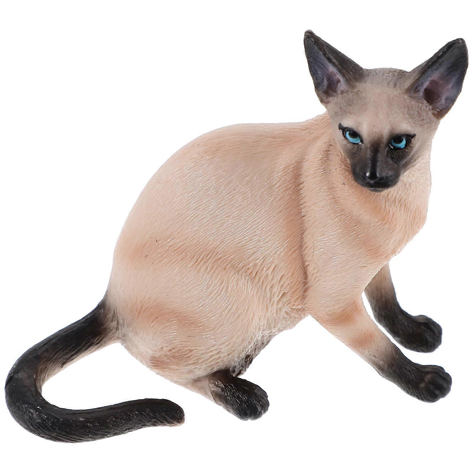 Cat Model Artificial Cat Figure for Decoration Plastic Simulation Figurine