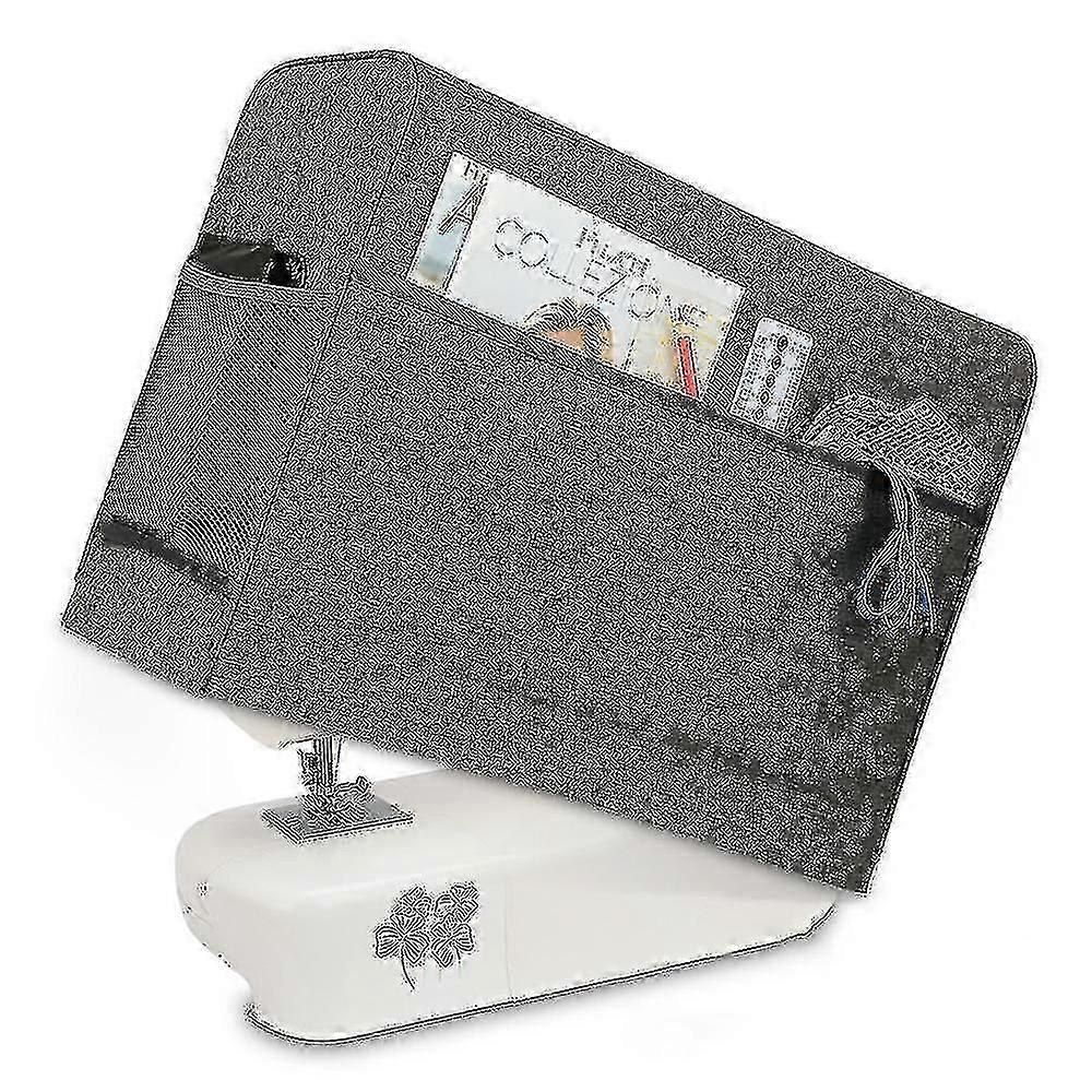 Dust Protector with Storage Pockets for Standard Sewing Machines