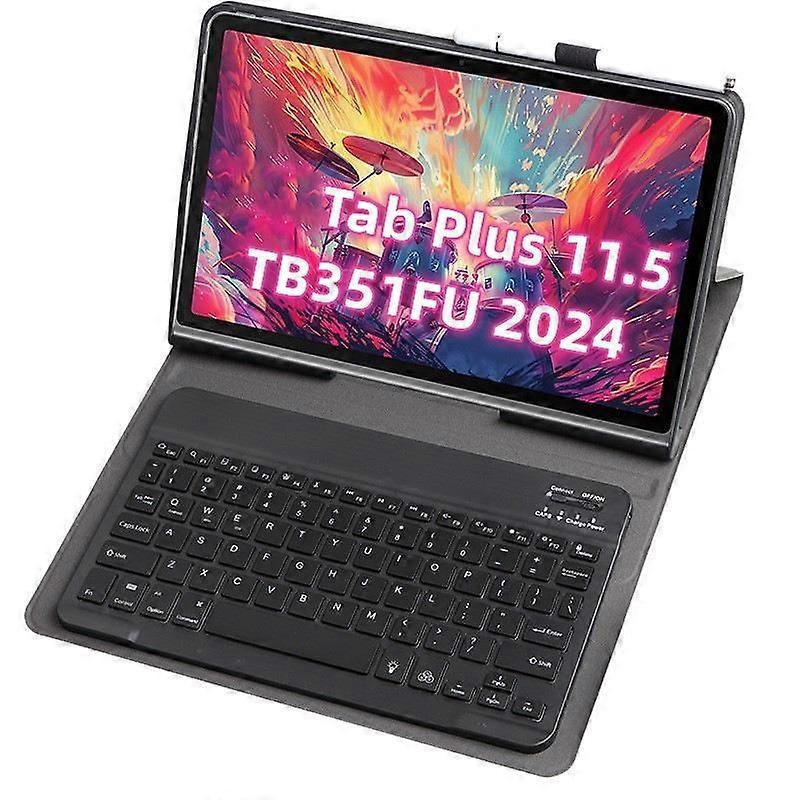 Bluetooth Keyboard Leather Case For Lenovo Tab Plus 11.5