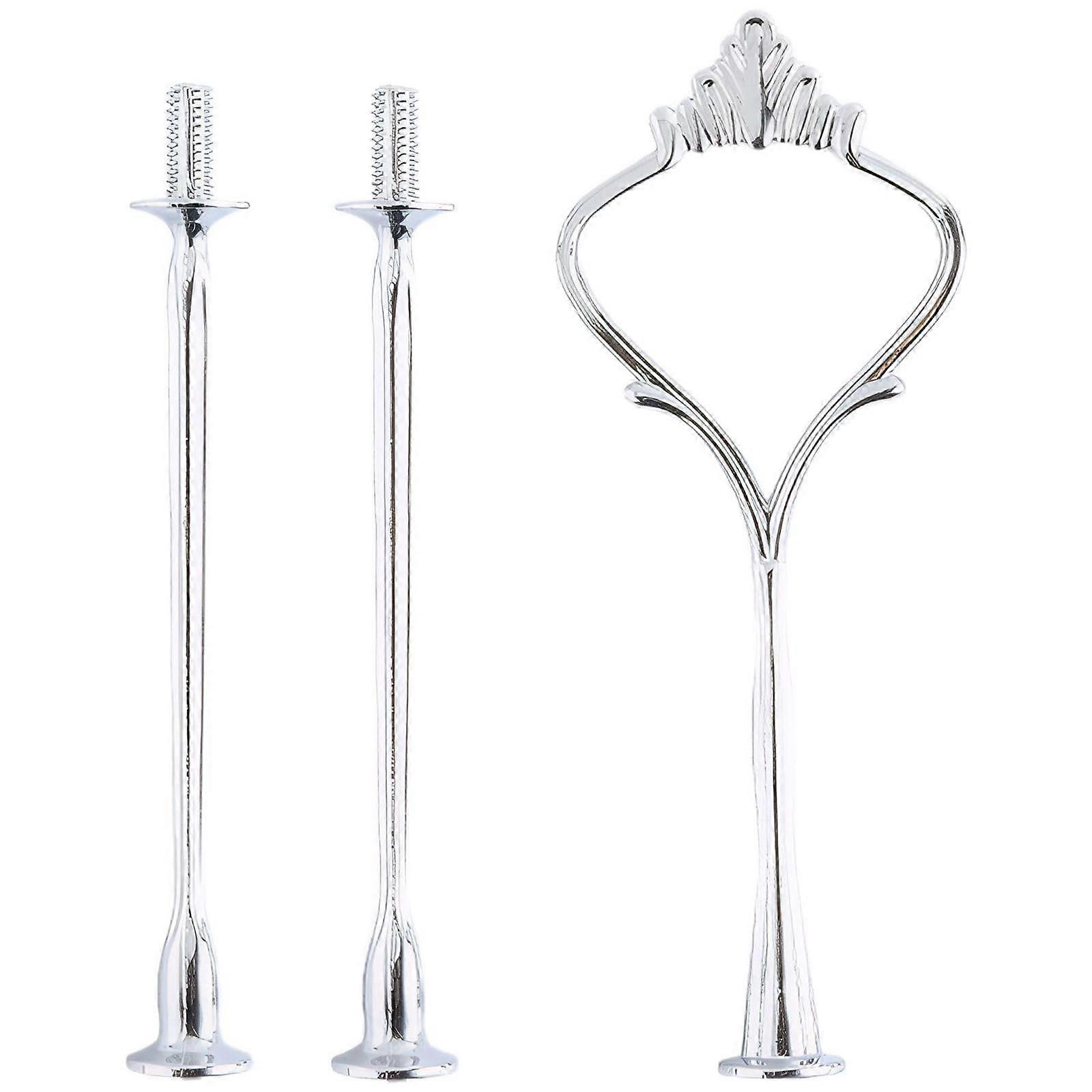 Crown Shaped Cake Stand Handle Zinc Alloy for Multi Layer Dessert and Fruit Tray Display
