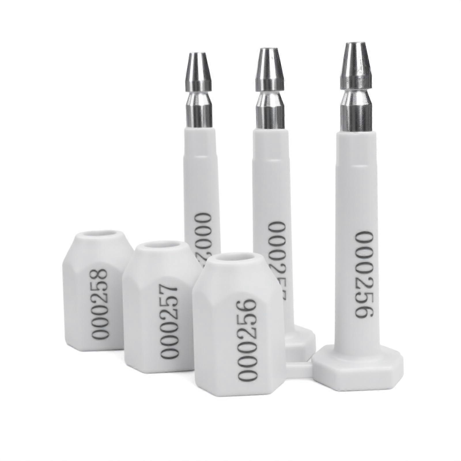 Bolt Seal 10PCS ISO 17712 Certified  Security Tamper Evident Container Lock White