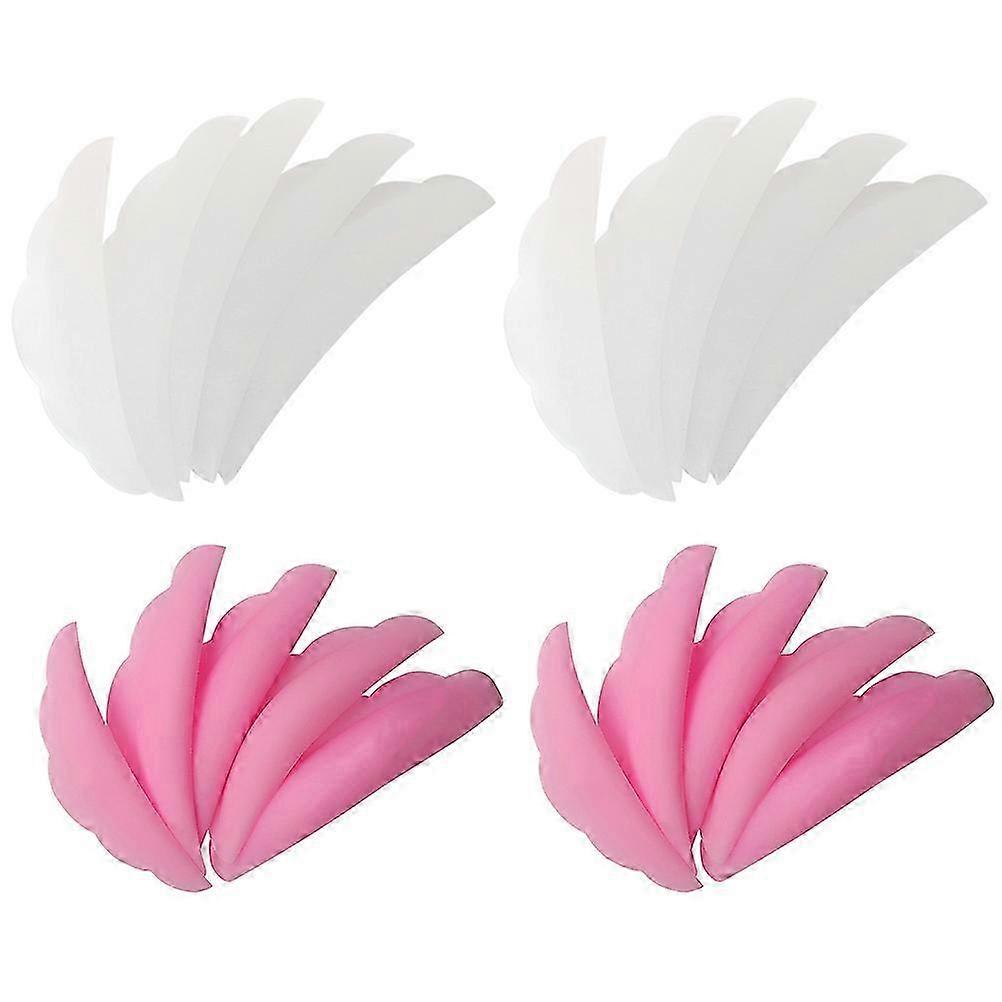 Øjenvippepermanentkrøller Silikone øjenvippepermanentpuder til piger 4 poser