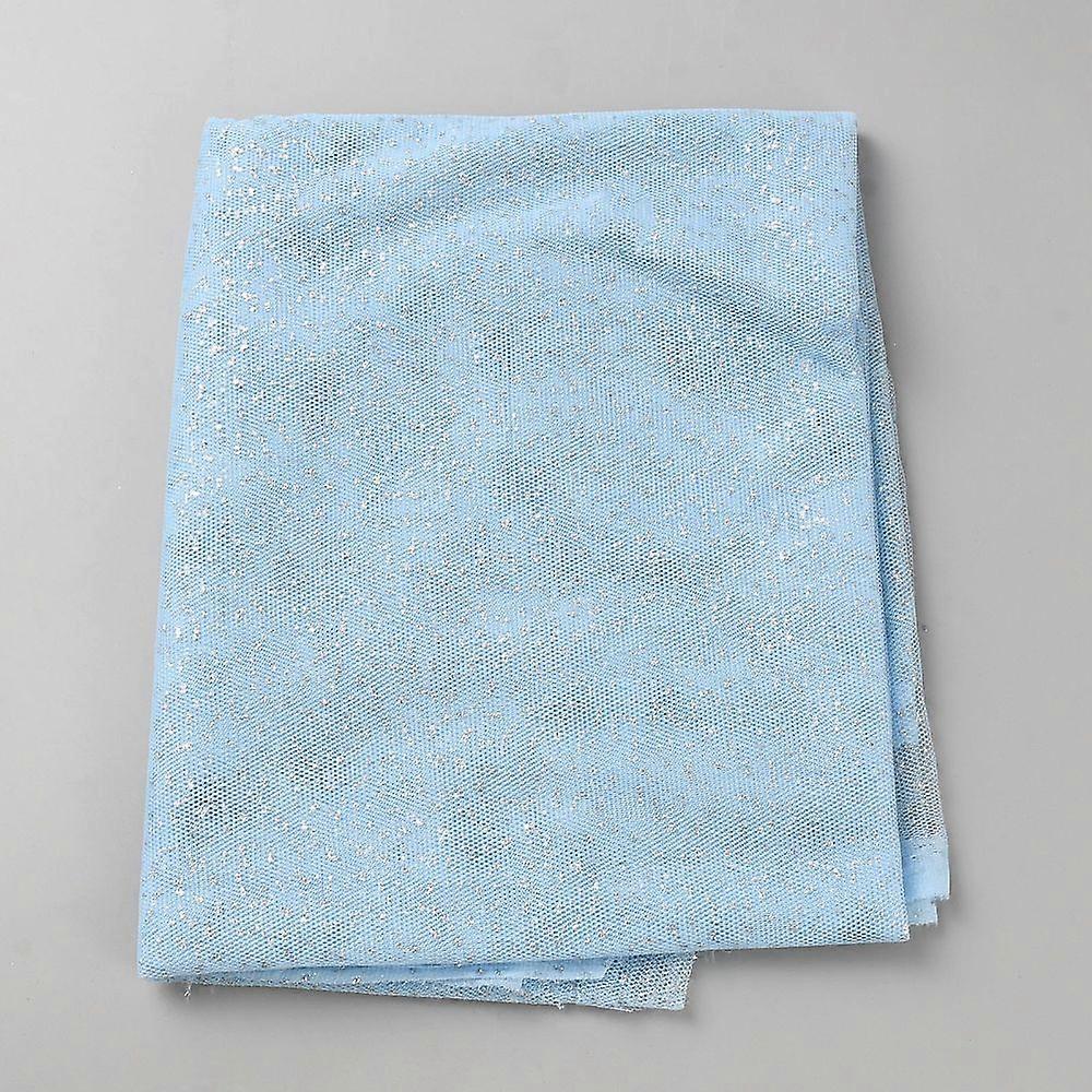 Polyester Silver Point Fabric Clothes bag Accessories Light Sky Blue 1000x1500x0.3mm