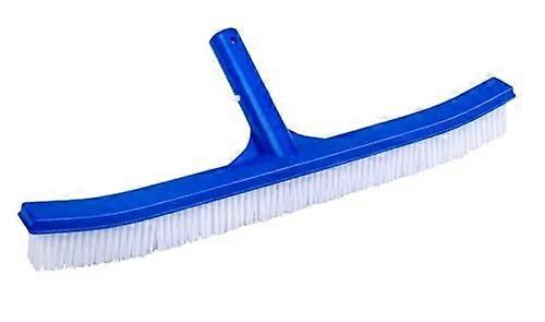 18 Inch Curved Pool Brush with Durable Nylon Bristles for Fast Algae Removal and Wide Coverage