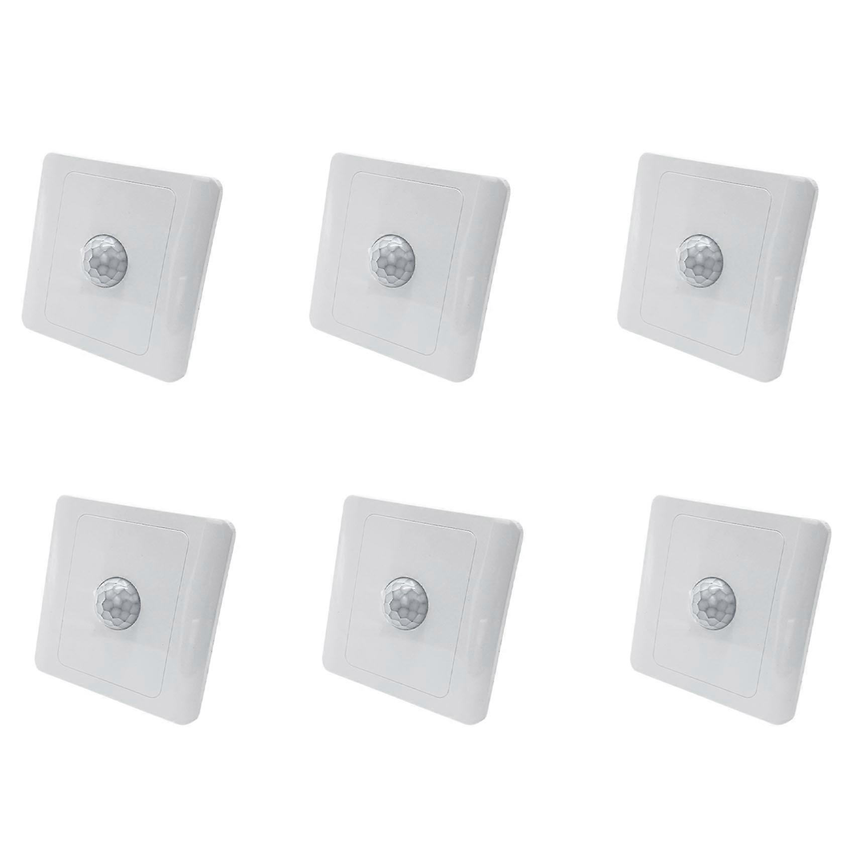 6X PIR Infrared Motion Sensor Switch 220V Auto Control LED Lamp Lighting Switch Smart Body Induction Detector