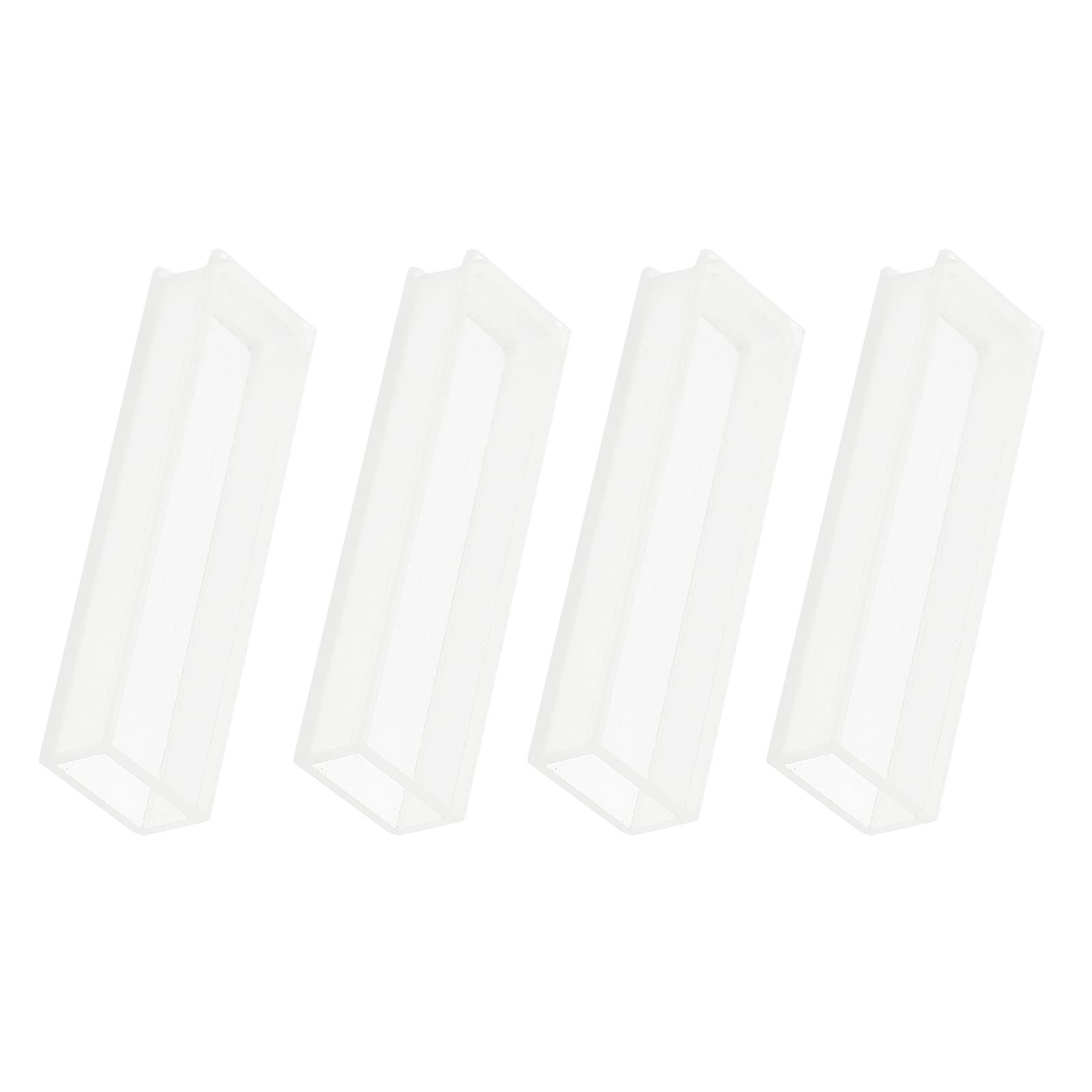 Spectrophotometry Cuvette Optical Glass Cuvette for Lab Use 4Pcs