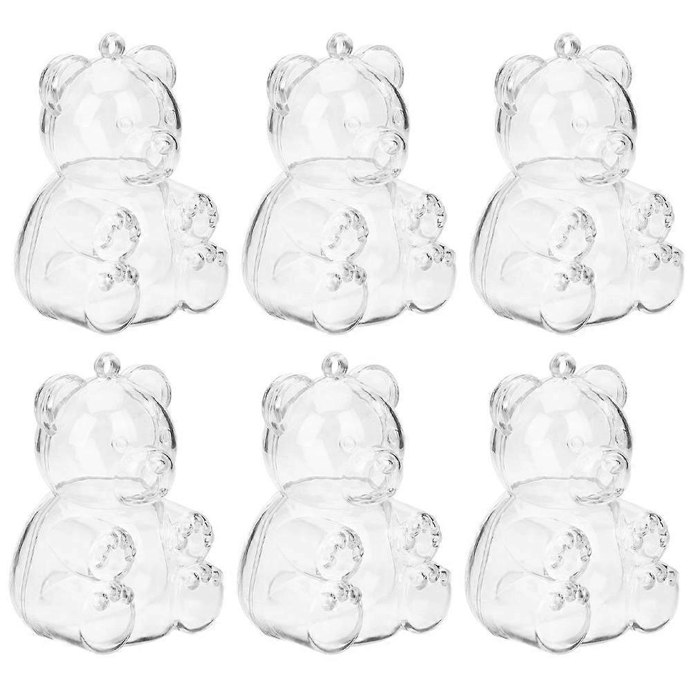 Small Candy Containers For Guests Baby Shower Romantic Shape 6Pcs