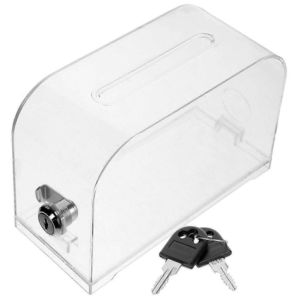 Transparent Opinion Voting Box Multi-Function Business Card Storage 1 Piece