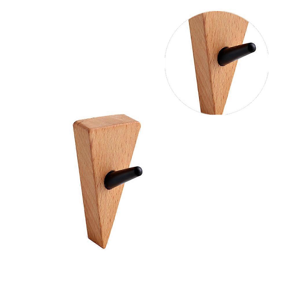 Wall Hanging Hook Key Storage Rack for Storage Use 2Pcs Beech Adhesive Hooks