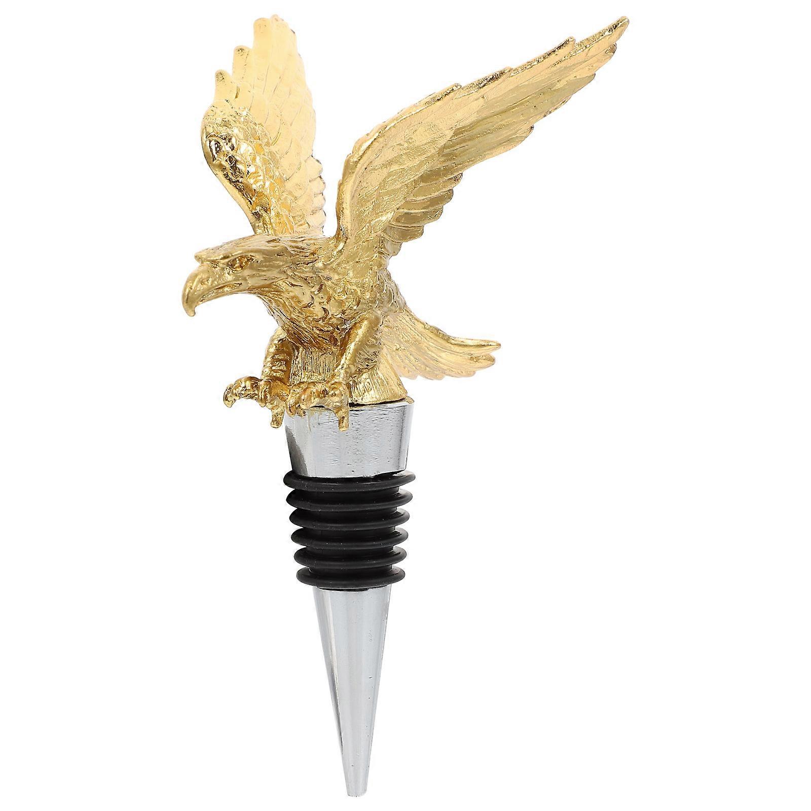 Decorative Plug Eagle Shaped Golden Sealing For Drinking with Friends 1Pc