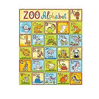 Kleur het alfabet: een kleurboek voor kinderen met leuke alfabetletters voor kinderen van 3 jaar en ouder