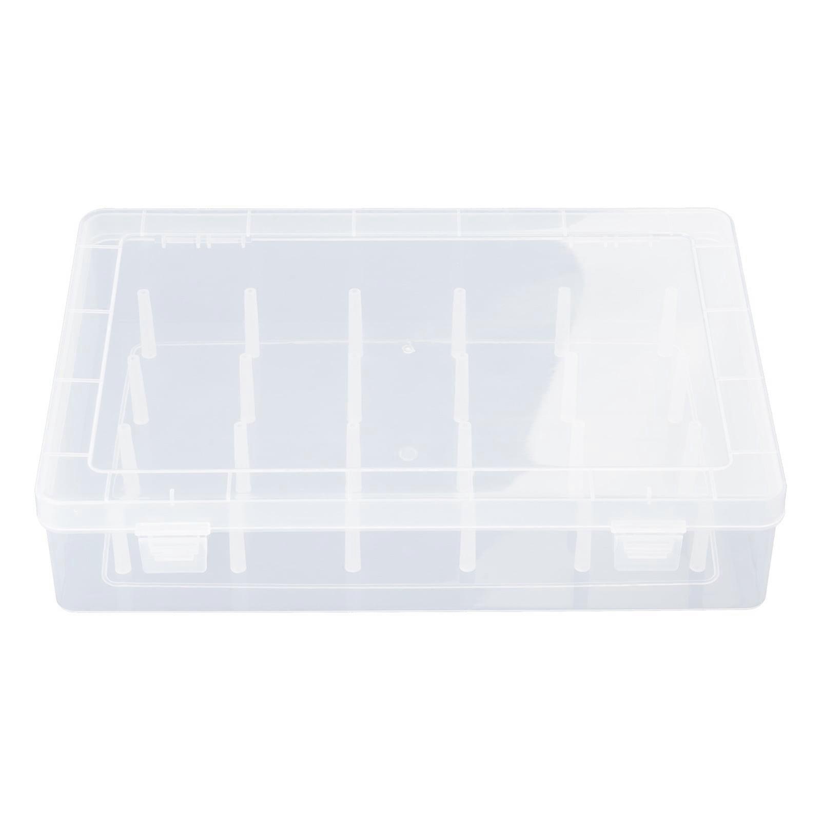 Clear Thread Spool Box 42 Spools Thread Spool Organizers Thread Bobbin Storage Case for Small Large Sewing Thread Spool