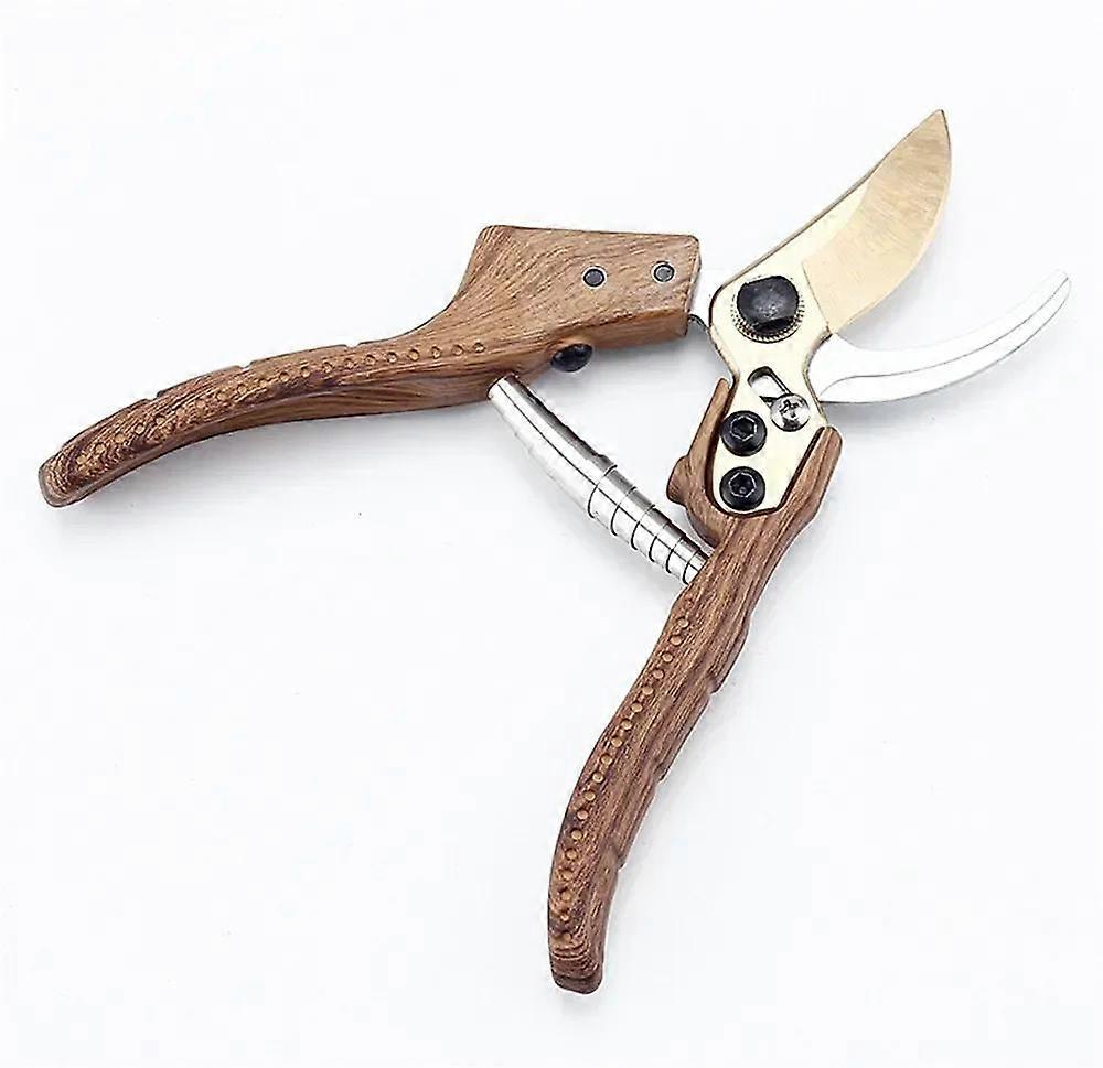 Garden Scissors High Quality Spring Lock Branch Fruit Pruning Shears Gardening Tools Saving Professional Practical Dedicated