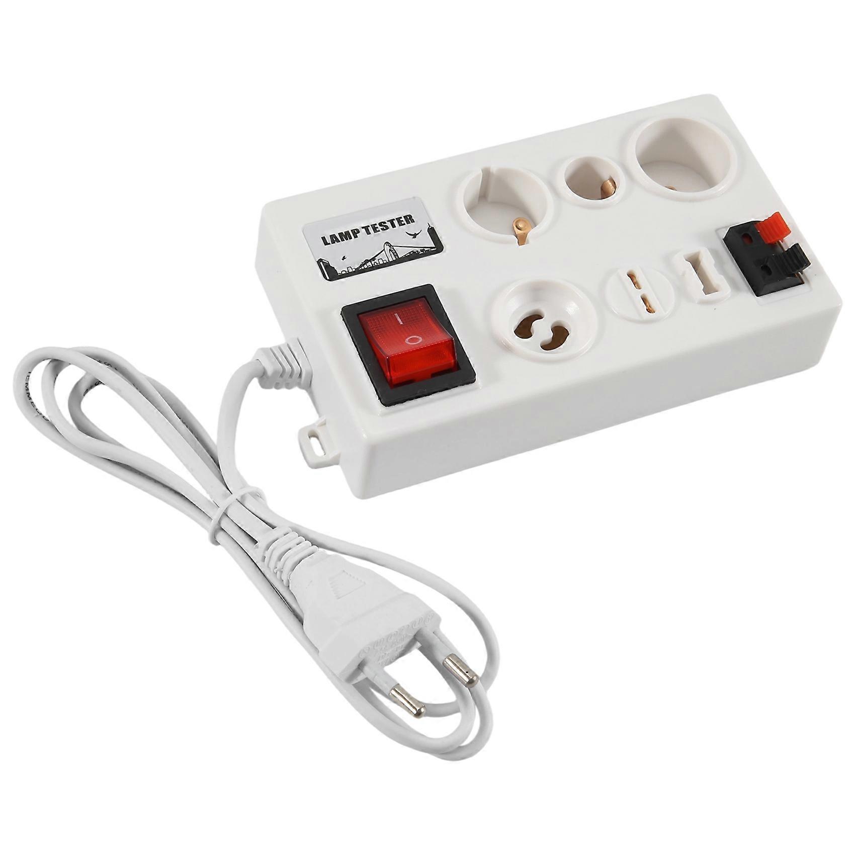 Multi-Interface Test Lamp Holder 12 Port Led Bulb Tester Versatile Led Lcd Tester for E27 B22 E14 B