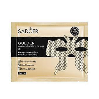 1/510 pezzi SADOER Maschera per gli occhi al collagene dorato al peptide, idratante, rassodante, liscia, anti-occhiaie, maschere per gli occhi, cura della pelle