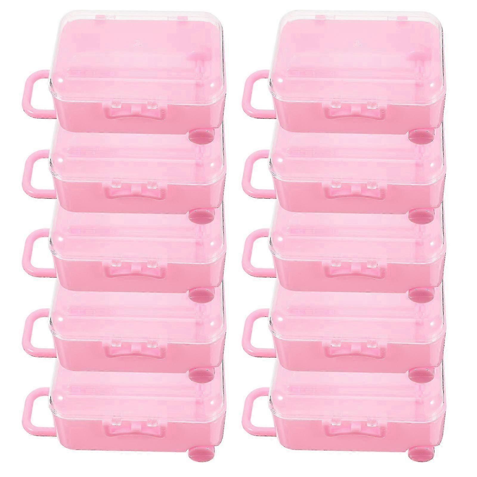 12Pcs Pink Candy Boxes Case for Wedding Storage