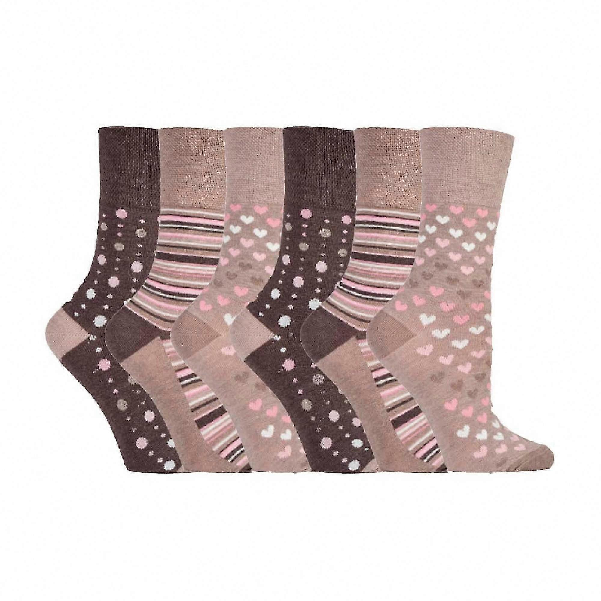 6-Pack Women's Bamboo Socks without Elastic