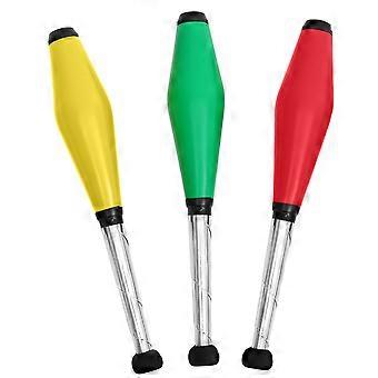 3pcs Professional Juggling Clubs Sticks for Circus Kids Toys (Random Color)