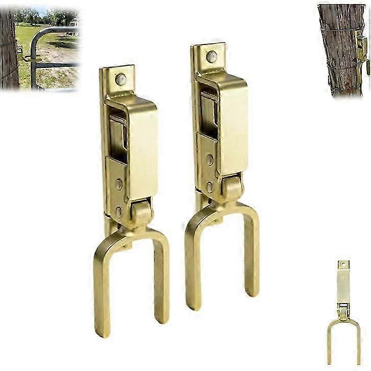 2Pcs Instant Locking Gate Latch