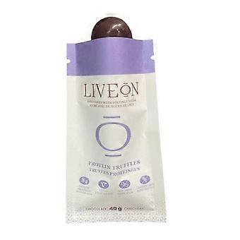 Live On Protein Chocolade Truffels, 40 gram
