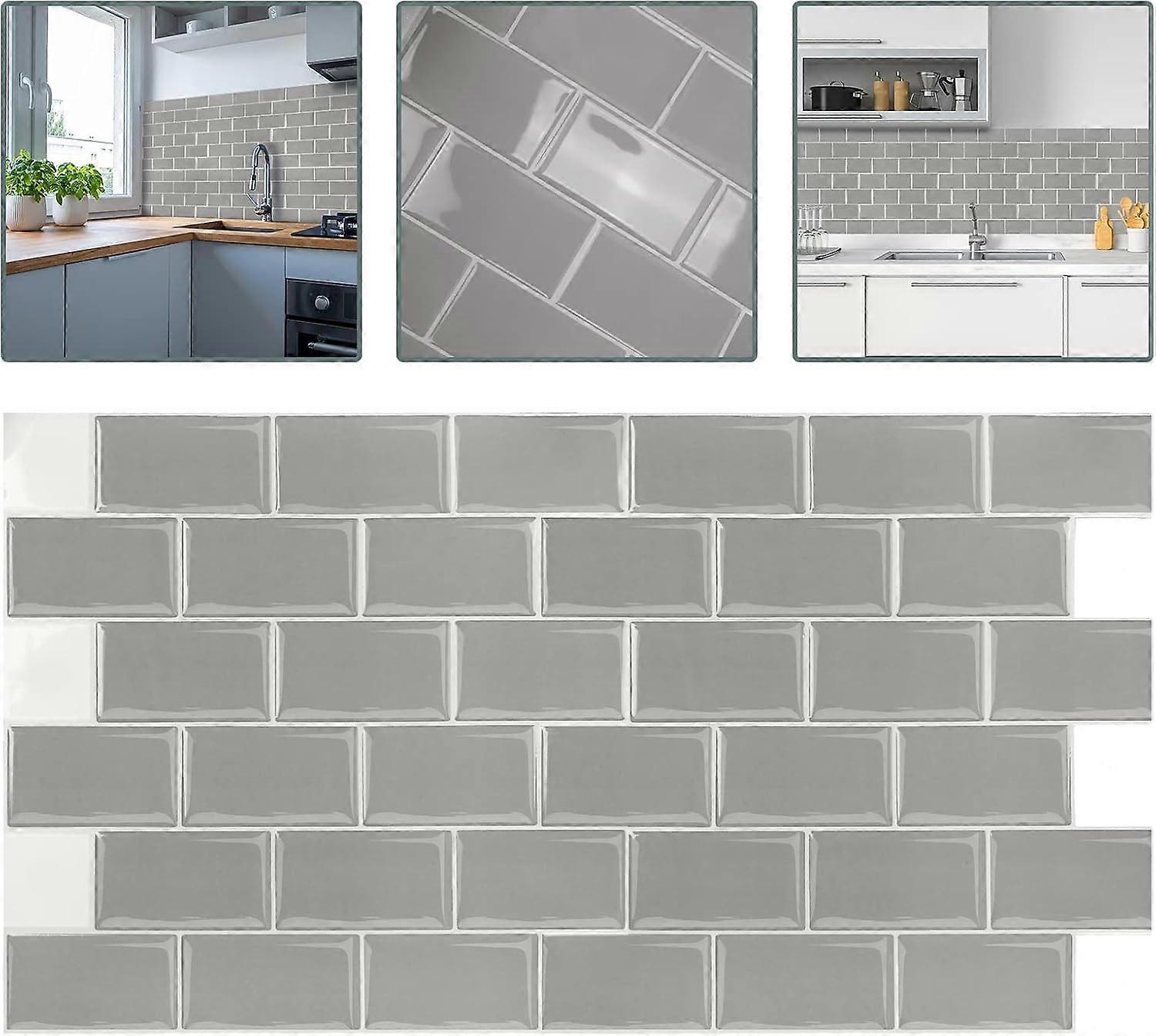 10-Pack Kitchen Tile Stickers