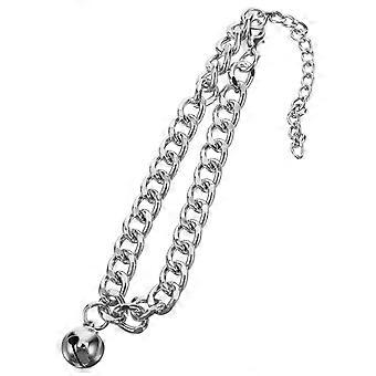 Aluminum Alloy Pet Collar with Bell for Cats Adjustable Neckwear