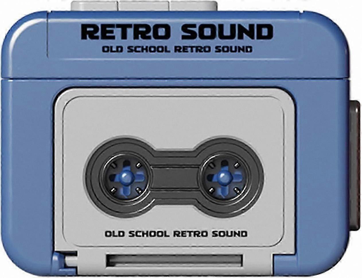 Compact Retro Cassette Player with Music Recording Functionality