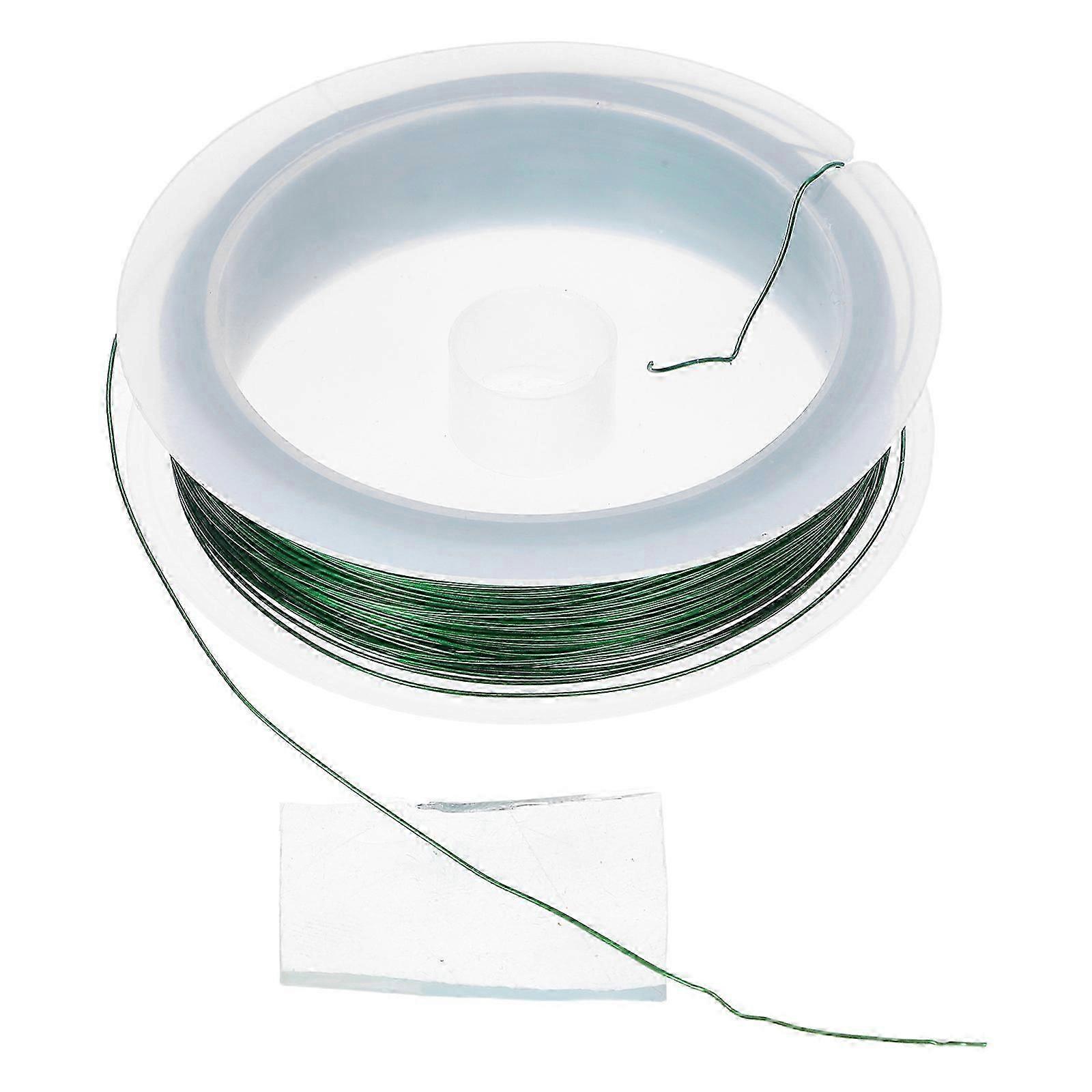 Green Iron Wire String 40M for Binding, Stringing, DIY Handmade & Decoration