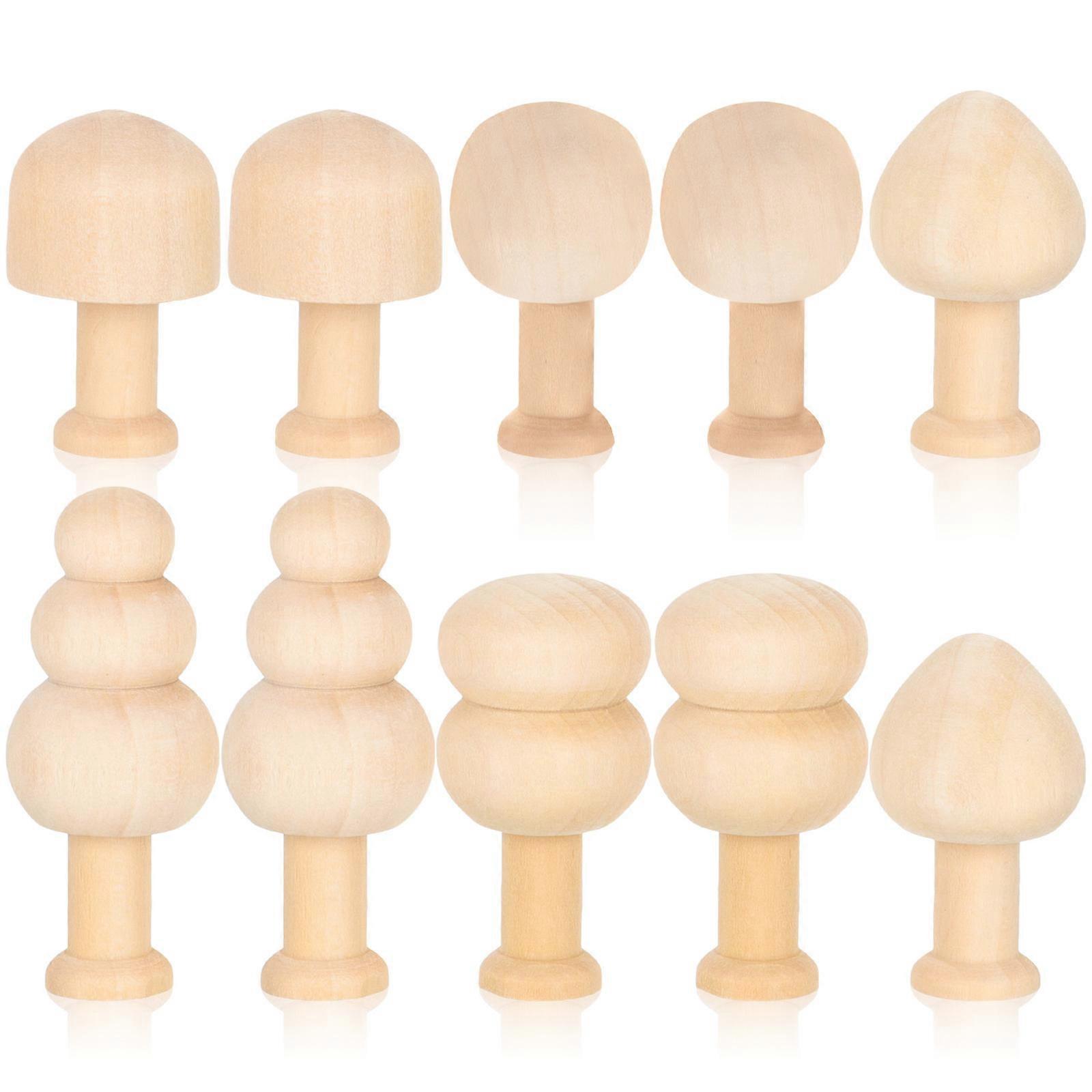 10 stk tre sopp assortert uferdig sopp tre sopp modell
