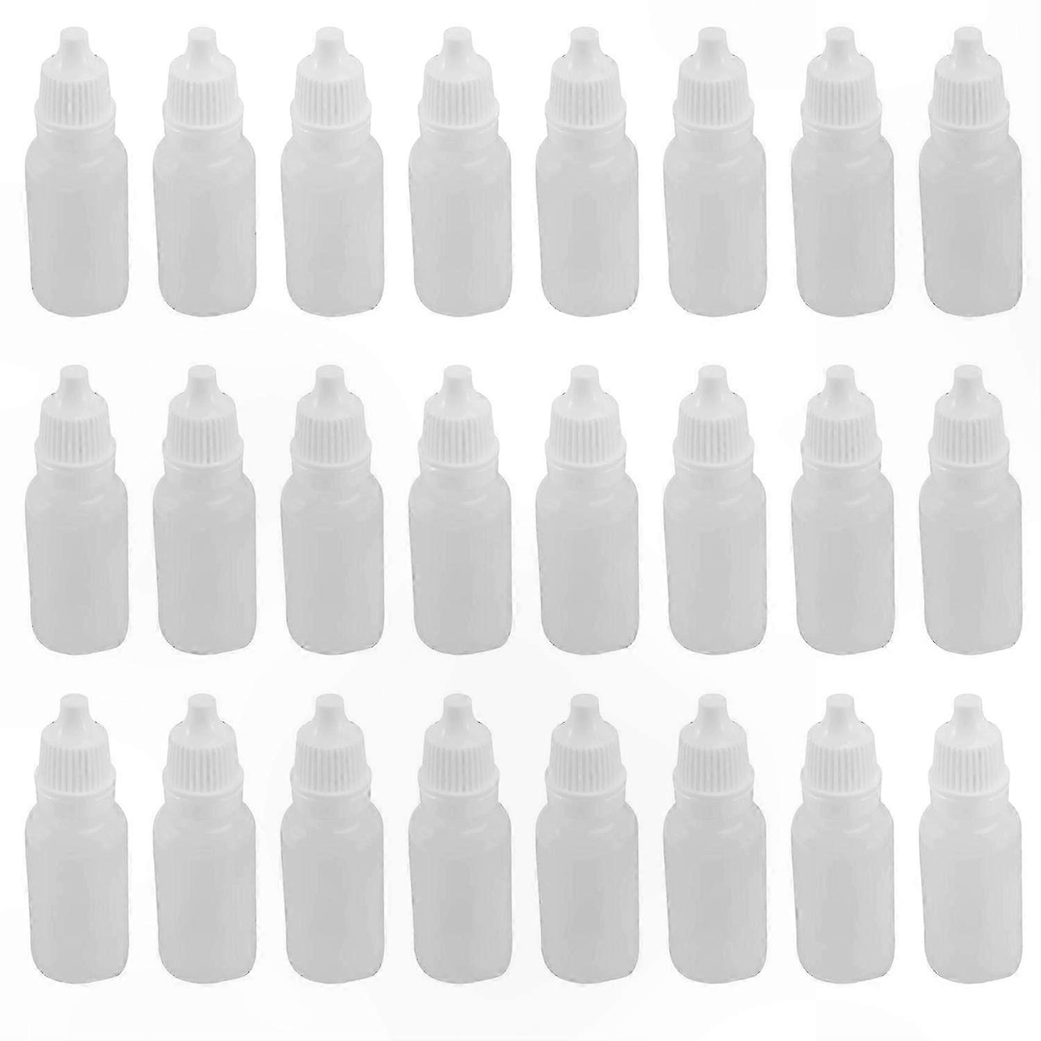 100 Pack 15ml Refillable Squeeze Dropper Bottles for Liquid Storage